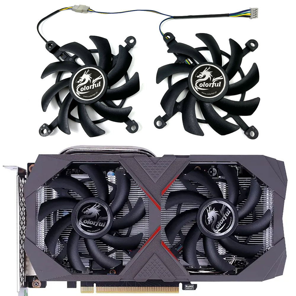 NEW 1SET 85MM 4PIN GPU Fan，For - огляд і ціна Rtx 4080 Super 16Gb