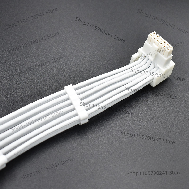 White 16AWG Braided Pattern Ca - огляд і ціна Dual 8Pin To 16Pin 12Vhpwr Cable