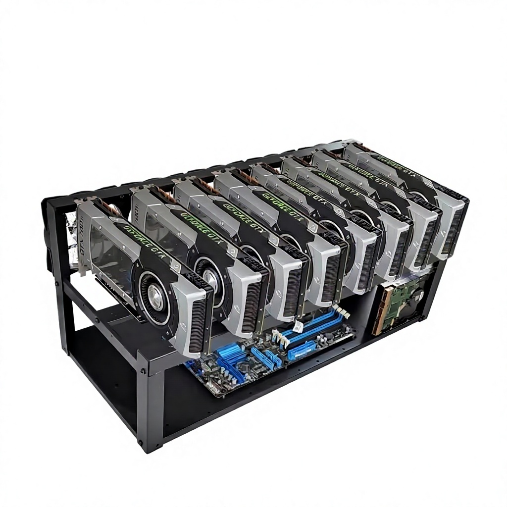 CMP 170HX  8-GPU Open Frame Mi - огляд і ціна Gpu Mining Rig Frame 8 Gpu